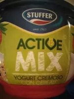 Mängden socker i Active Mix yogurt cremoso con cereali