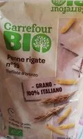 Mängden socker i Carrefour Bio Penne Rigate