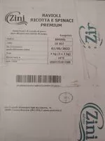 Mängden socker i Ravioli ricotta e spinaci premium