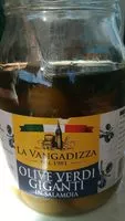 Mängden socker i Olive verdi giganti in salamoia