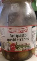 Mängden socker i Antipasto mediterraneo