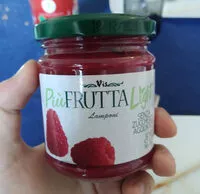 Mängden socker i Più Frutta Light Lamponi