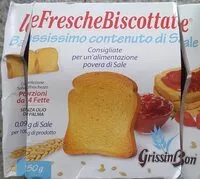 Mängden socker i Le Fresche Biscottate