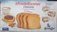 Mängden socker i Le fresche biscottate