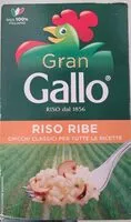 Mängden socker i Gallo Riso Ribe chicchi classici per tutte le ricette