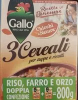 Mängden socker i 3 cereali per zuppe e risotti
