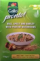 Mängden socker i Riz aux 3 céréales et champignons