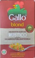 Mängden socker i Riso Rustico Gallo Blond
