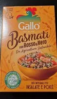 Mängden socker i Basmati con rosso e nero