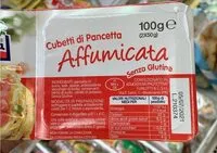 Mängden socker i Fior di panns cubetti di pancetta