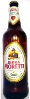 Mängden socker i Birra moretti