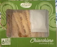 Mängden socker i Chiacchire