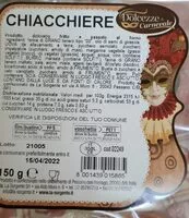 Mängden socker i Chiacchiere