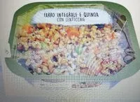 Mängden socker i Farro integrale e quinoa con lenticchie