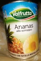 Mängden socker i Ananas allo sciroppo