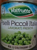 Mängden socker i Piselli Piccoli