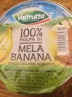 Mängden socker i Polpa di mela banana