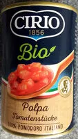 Mängden socker i Pulpe de tomates en dés BIO