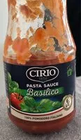 Mängden socker i Basilico pasta sauce