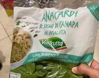 Mängden socker i Anacardi & semi di canapa in insalata