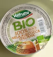 Mängden socker i Bio 100% polpa di mela e albicocca italiana