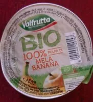 Mängden socker i Polpa di mela-banana 100%