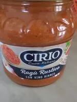 Mängden socker i Sugo Ragu' Rustico gr. 350
