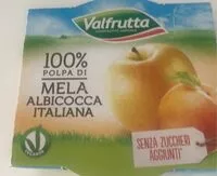 Mängden socker i Polpa di mela e albicocca