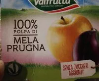 Mängden socker i 100% polpa di mela prugna