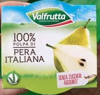 Mängden socker i 100% polpa di pera italiana