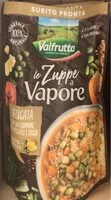 Mängden socker i Le zuppe a vapore Delicata soia edamame riso piselli patate