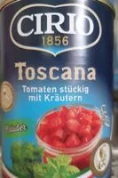 Mängden socker i Tomaten stückig mit Kräutern