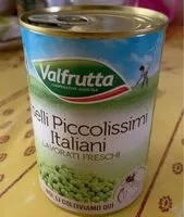 Mängden socker i Piselli piccolissimi