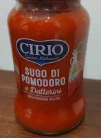 Mängden socker i Sugo di pomodoro e datterini