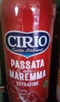 Mängden socker i Cirio Passata della Maremma extrafine