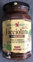 Mängden socker i Nocciolata sans lait