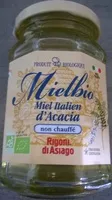 Mängden socker i Mielbio Miel italien d'Acacia non chauffé