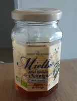 Mängden socker i Miel italien de châtaignier Mielbio