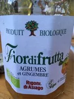 Mängden socker i Fioridifrutta agrume gingebre
