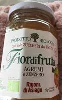 Mängden socker i Fior di frutta agrumi e zenzero