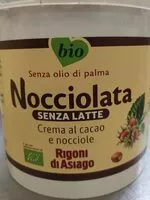 Mängden socker i Nocciolata senza latte