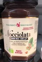 Mängden socker i Nocciolata sans lait