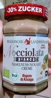 Mängden socker i Bio-Haselnuss-Nougat Creme