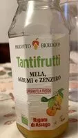 Mängden socker i Tantifrutti Mirtillo selvatico con mela