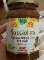 Mängden socker i Nocciolata