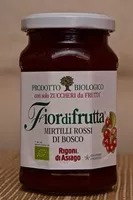 Mängden socker i Fiordifrutta mirtilli rossi di bosco