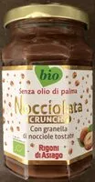 Mängden socker i Nocciolata crunchy
