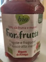 Mängden socker i Fior di frutta fragole e fragoline di bosco alla menta