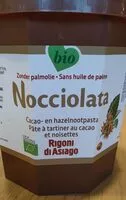 Mängden socker i Nocciolata