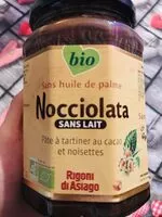 Mängden socker i nocciolata